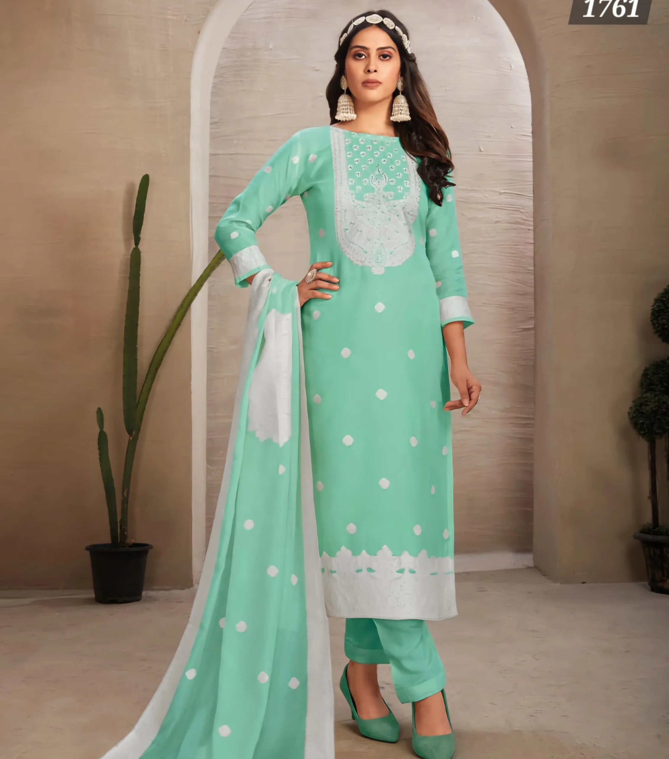 Nazneen Sparkle Pure Organic Wholesale Fancy Readymade Salwar Suit Catalog